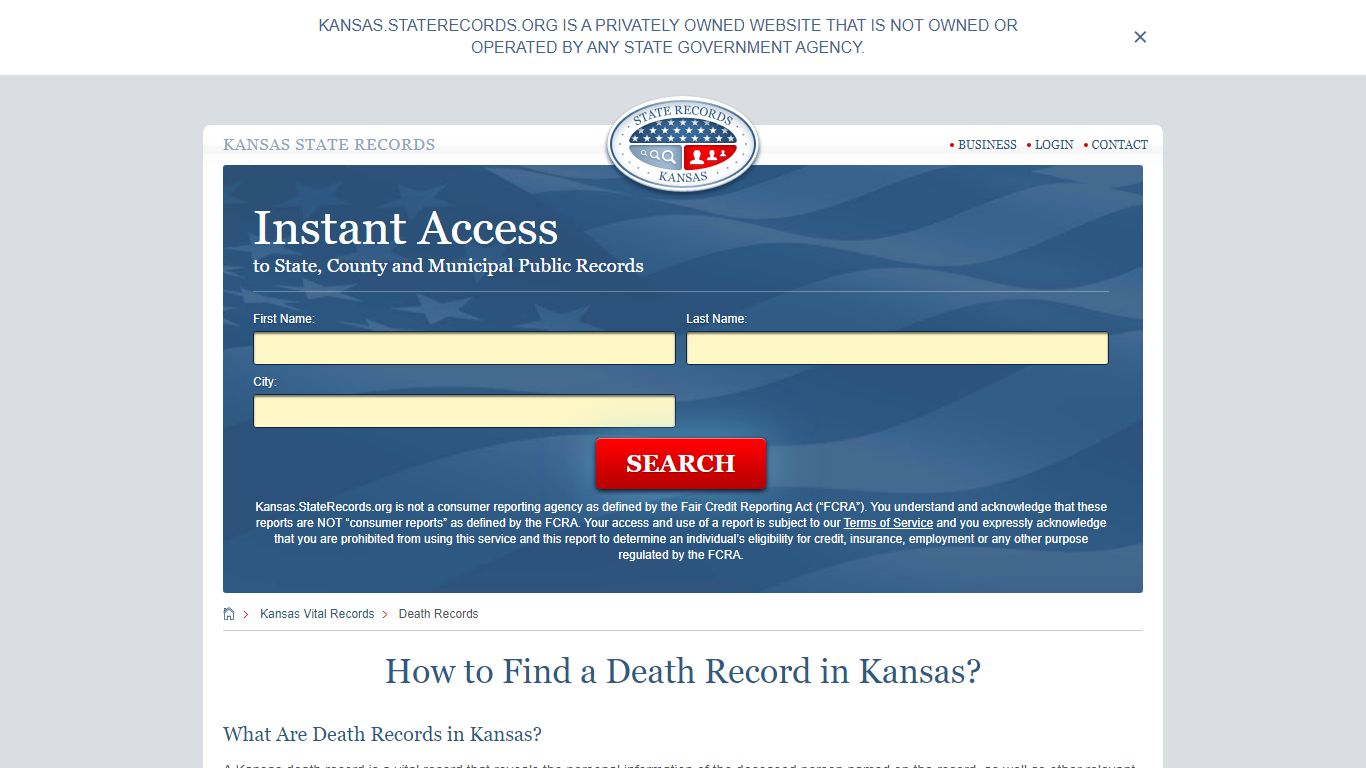 How to Find a Death Record in Kansas?